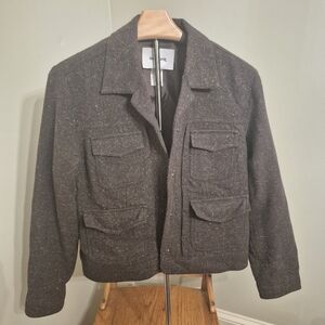 BonWorth Chocolate Brown Jacket- WOOL Blend